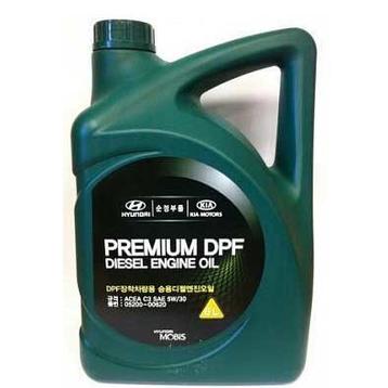 Масло моторное Hyundai Premium DPF Diesel SAE 5W-30 ACEA C3, 6 л - HYUNDAI/KIA